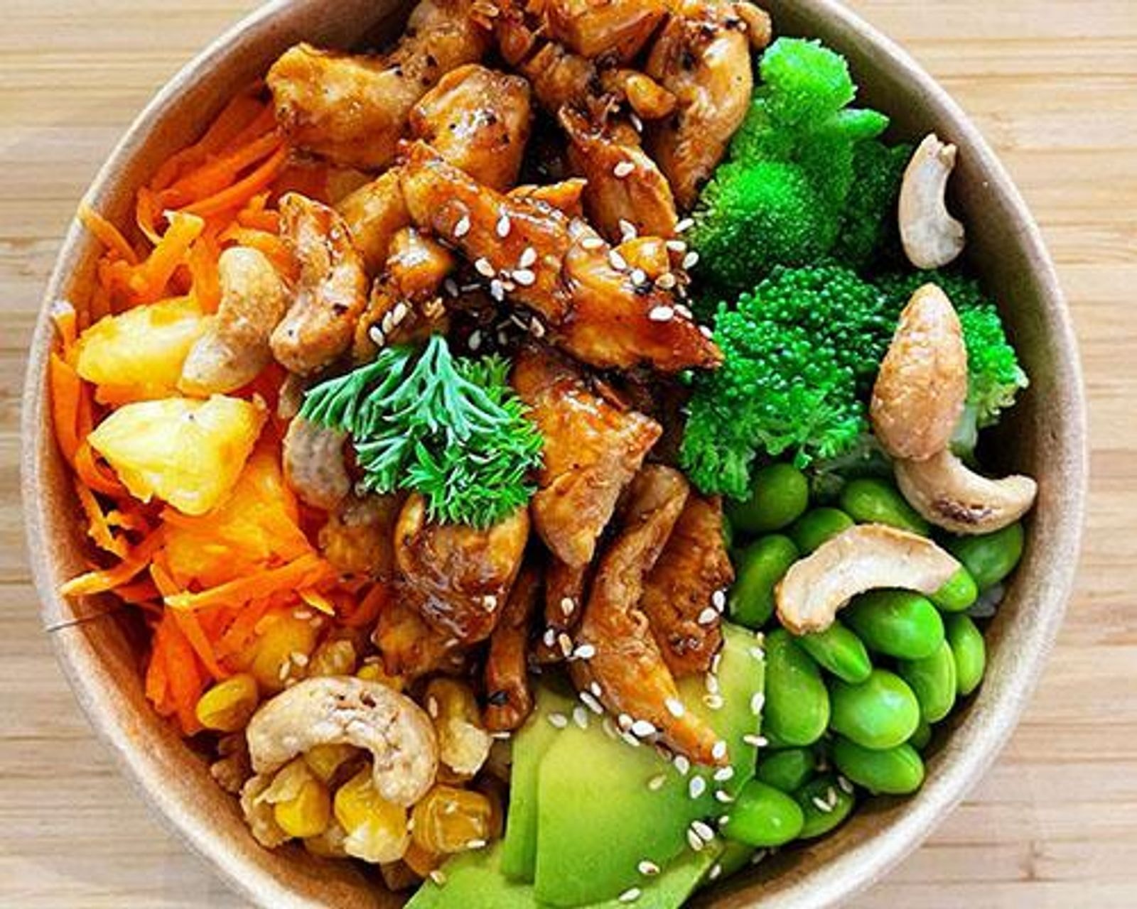 Chicken Poke Bowl